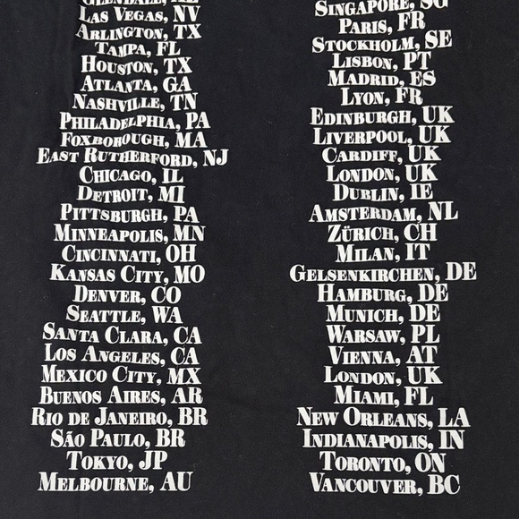 Taylor Swift Black Graphic Eras Tour Tee - Multicolor Portraits - Picture 6 of 9